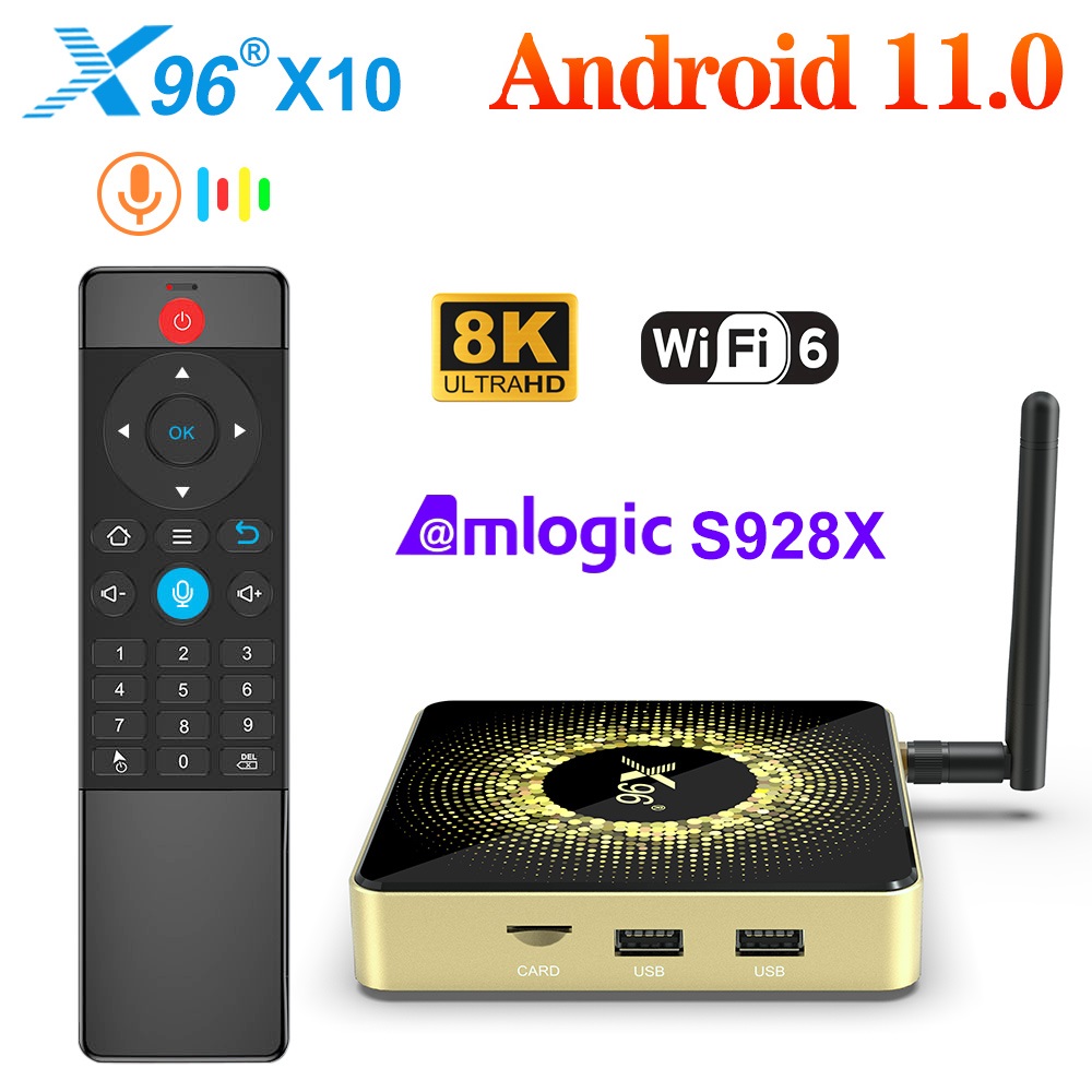 X96 X10 Amlogic S928X-J TV Box - Khadas Vim4 8Gb 评论和价格