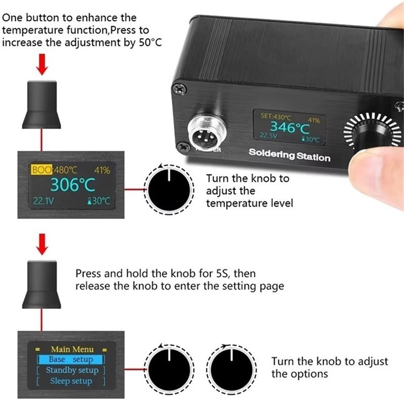 B23B T12 For Home Repairing So - Soldering Station T12 Oled 评论和价格
